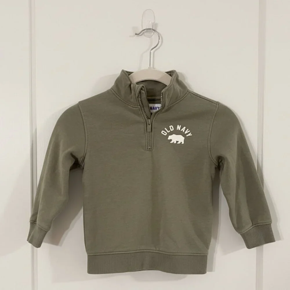 Old Navy Boys Quarter Zip Pullover – Size 4T‎